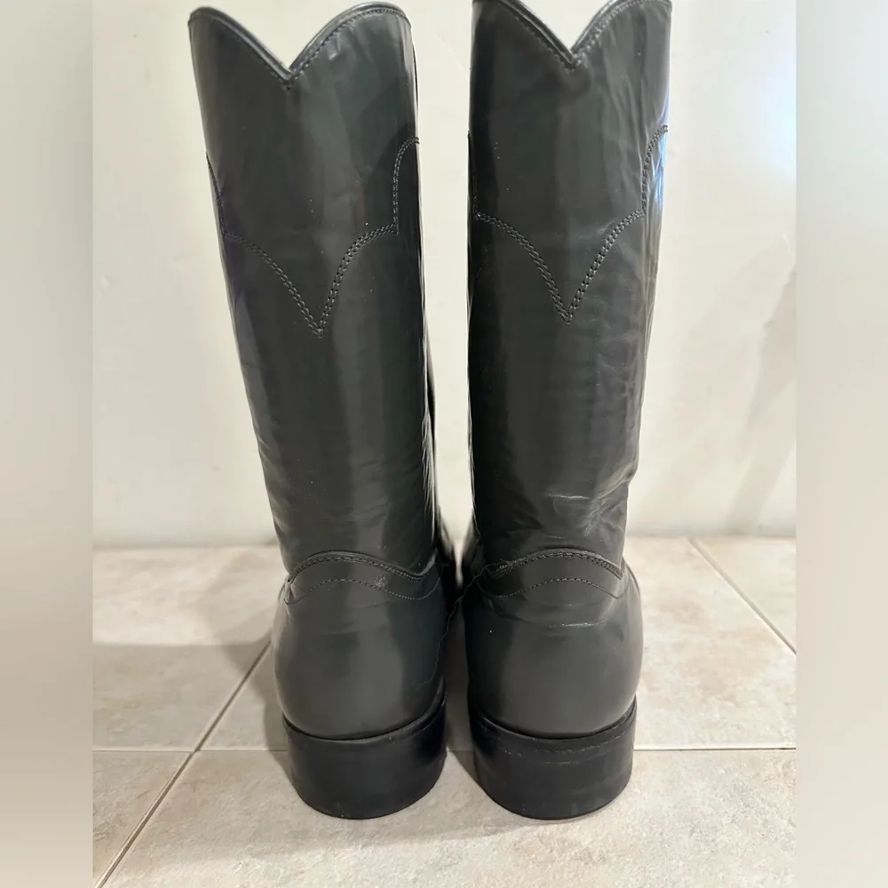 Tony Lama dress boots, men’s size 10 1/2 D - Picture 5 of 7